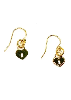 Padlock earrings