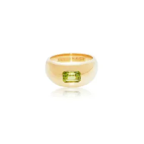 Peridot Bubble Ring