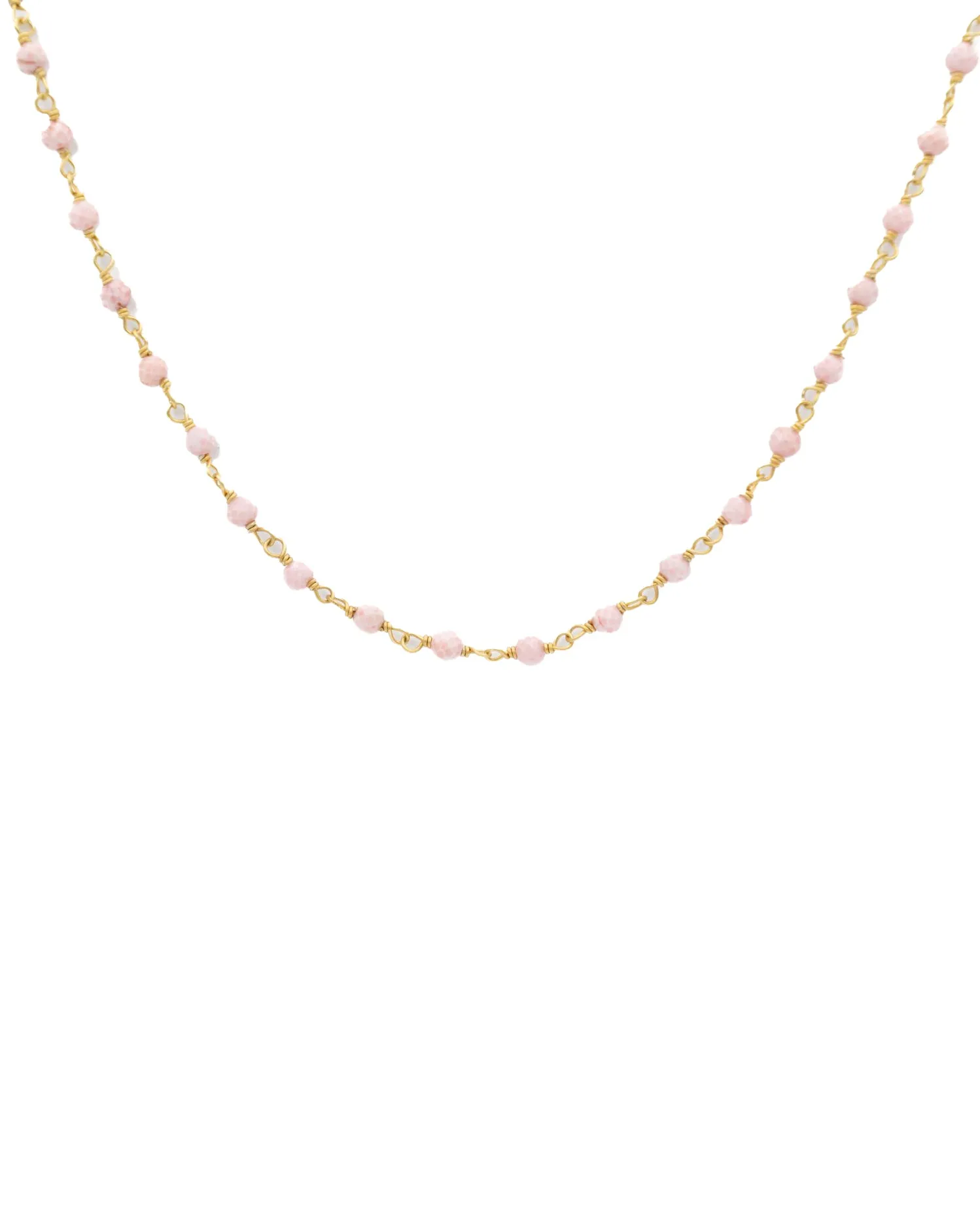 Pink Opal Layering Choker