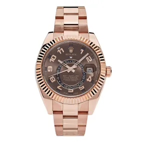 Rolex Sky-Dweller Chocolate Rose Gold 326935 42mm (2018)