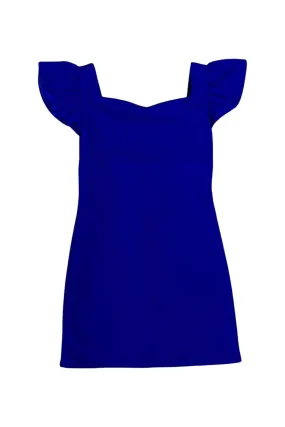 Royal Ruffle Sleeve Dress