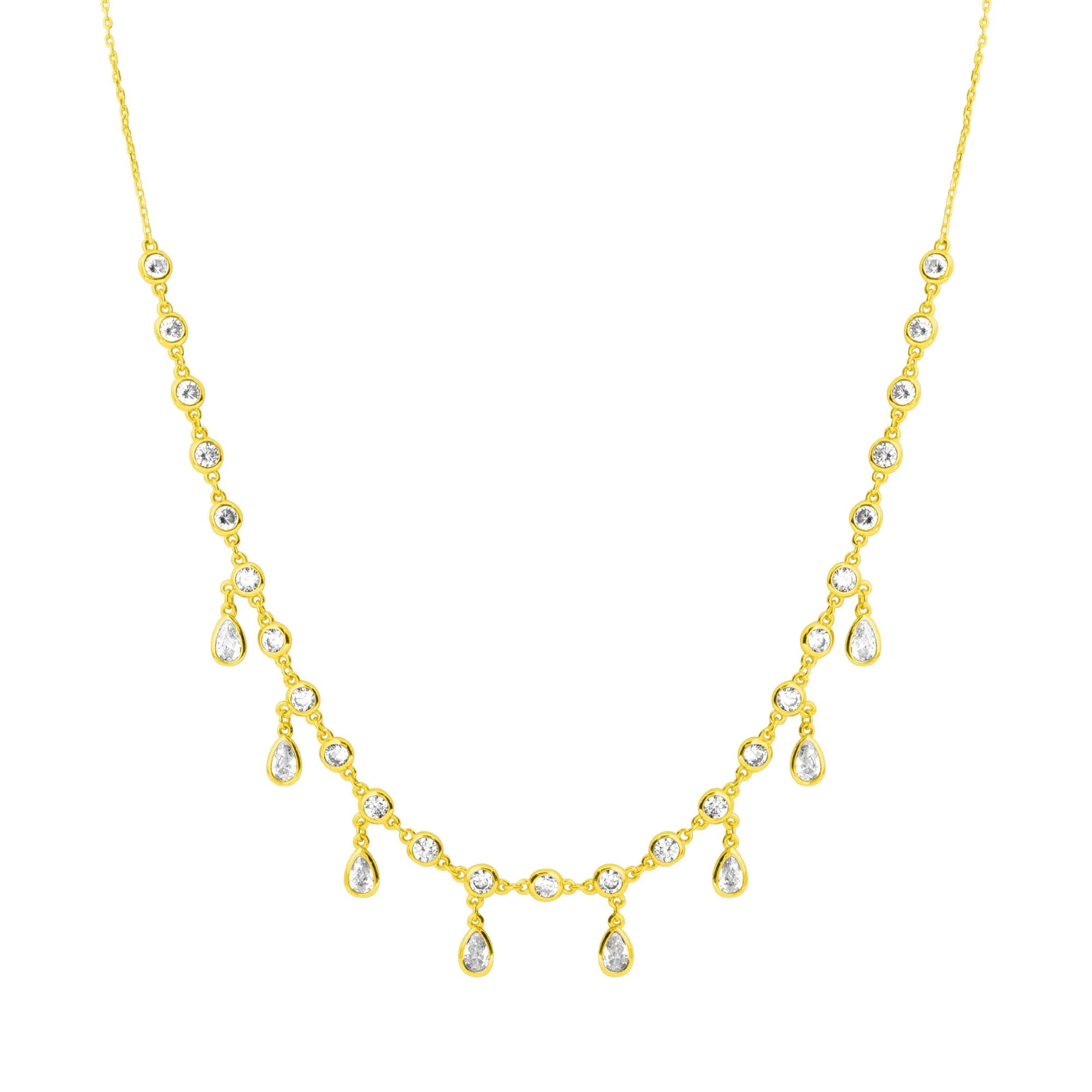 SADIE SHAKER NECKLACE GOLD