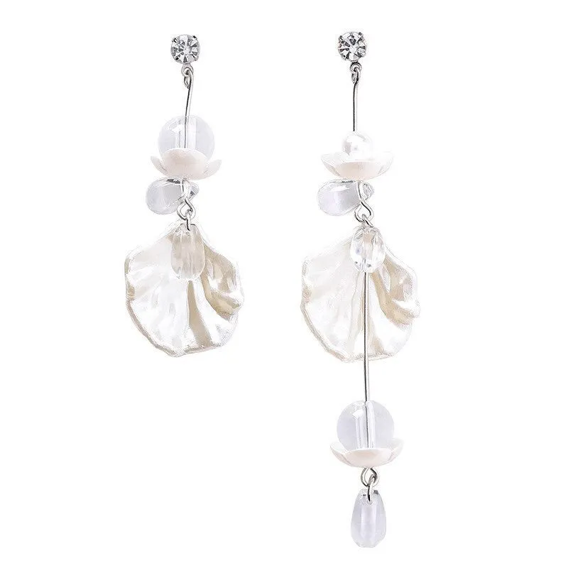 Sea Shore Breeze Asymmetric Earrings