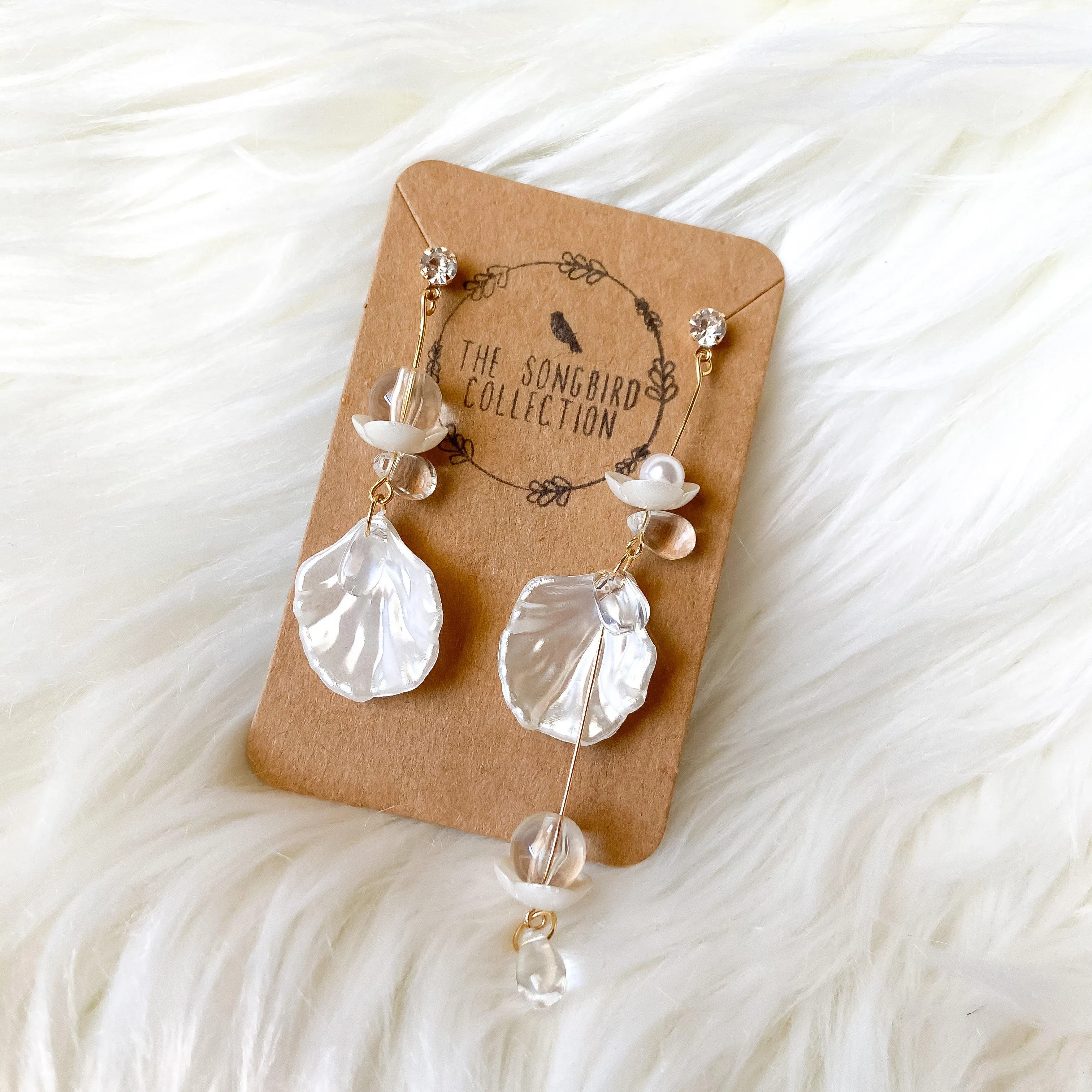 Sea Shore Breeze Asymmetric Earrings