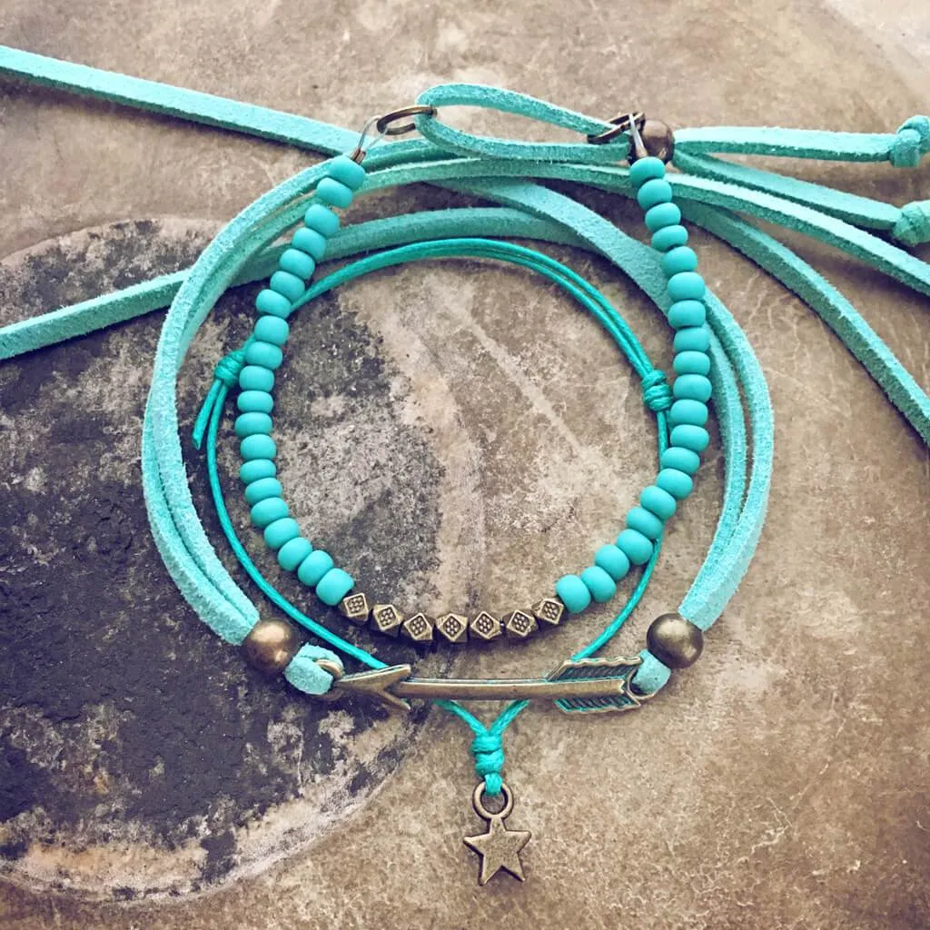 shoreline // beachy bracelet stack pack - set of 3 bracelets