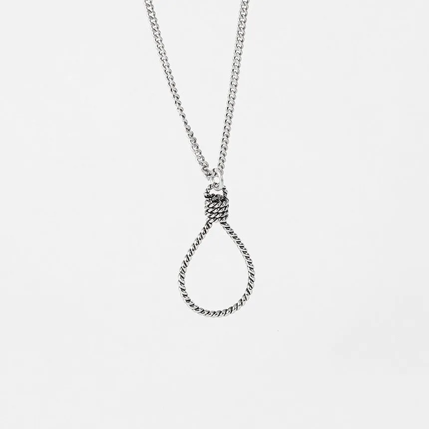 Silver Lasso Net Chain Necklaces for Men Korean Style Jewelry Kpop Idol Fashion Accessories Chic Celebrity