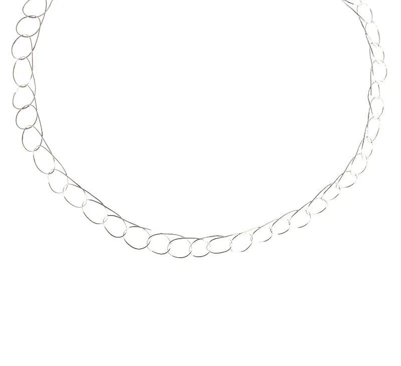 Silver Swirl Necklace