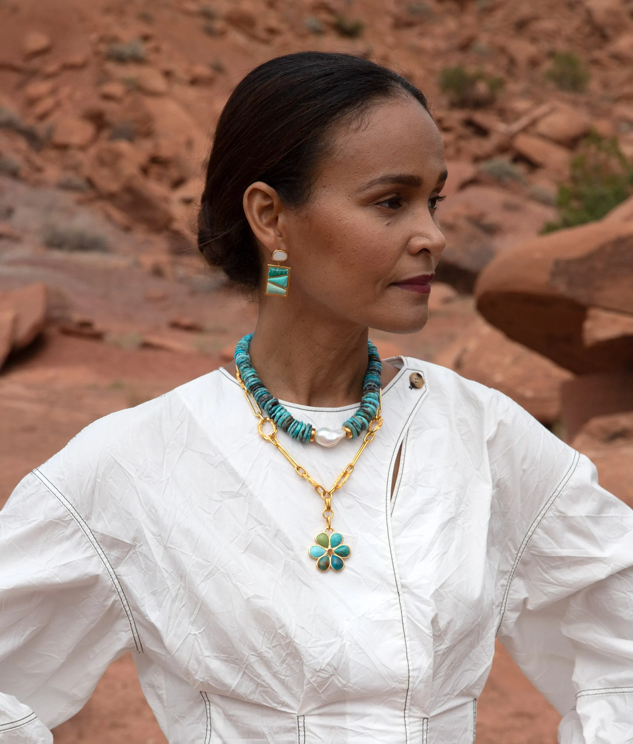 Sky Stone Necklace