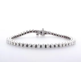 Tennis Diamond Bracelet (4.02Ctw)