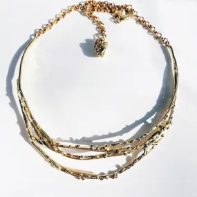 The 18k Gold Plated Dew Drop Necklet