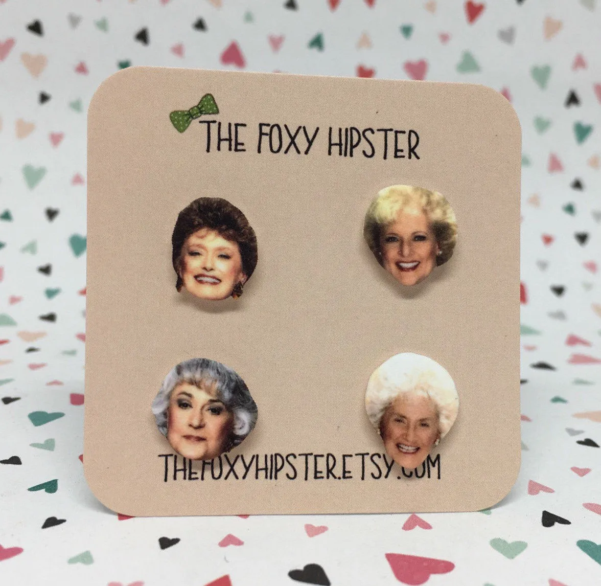 The Golden Girls Stud Earrings