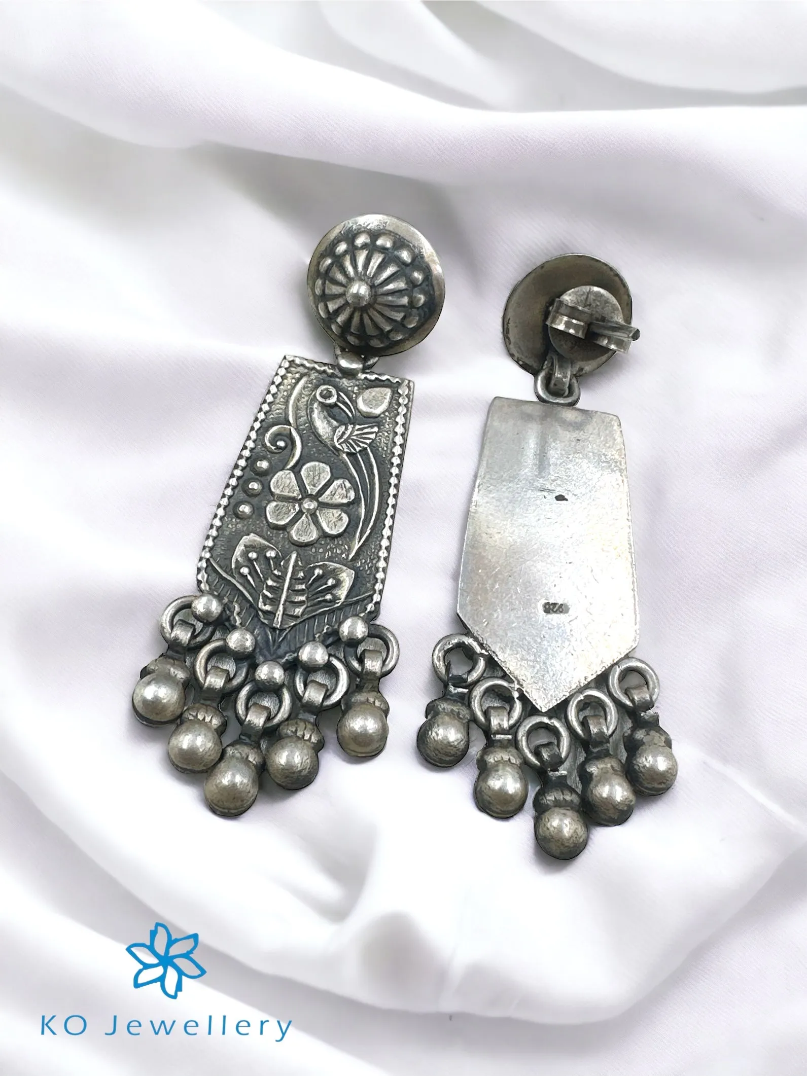 The Taniya Silver Earrings