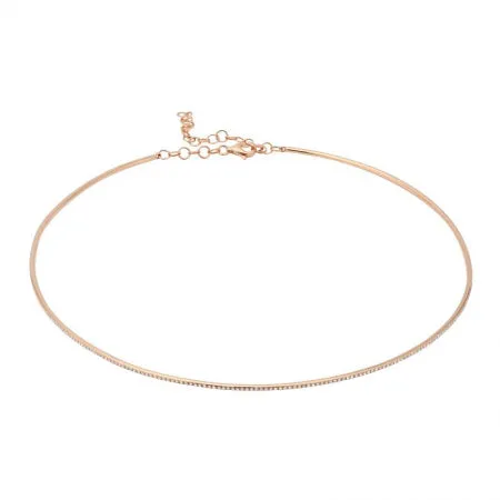 Thin Diamond Pave Choker