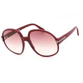 Tom Ford FT0991 Sunglasses shiny bordeaux / gradient bordeaux Women's