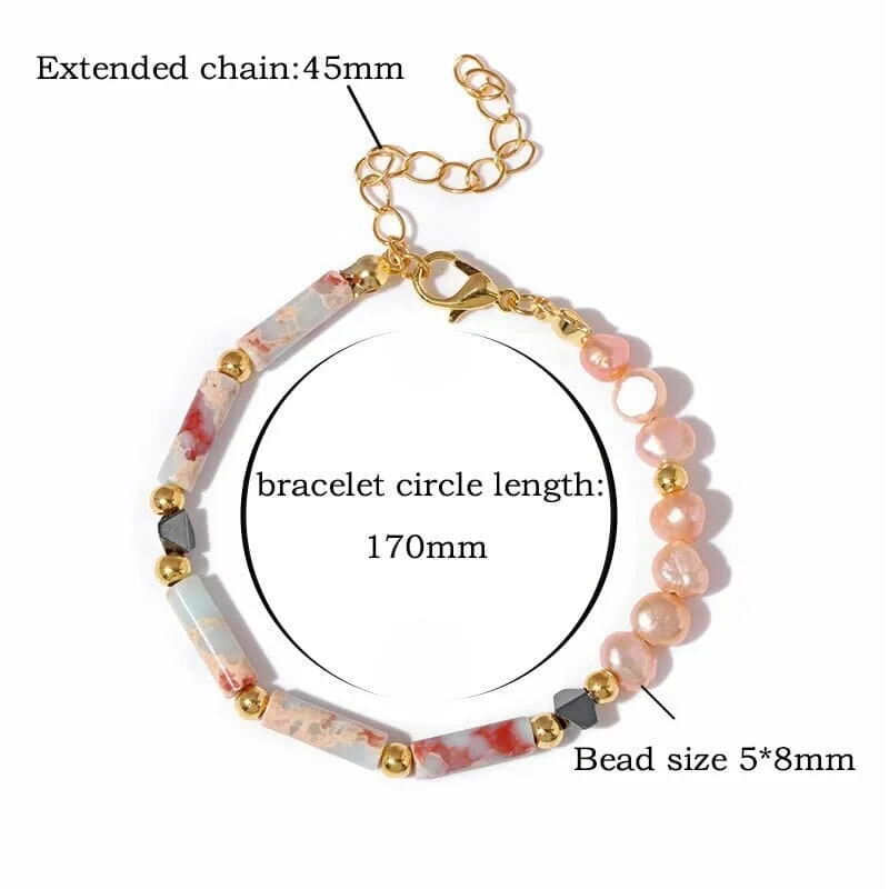 Trendy Natural Stone Imperial Aventurine Bracelet