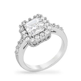 WildKlass Pave Asscher Ring